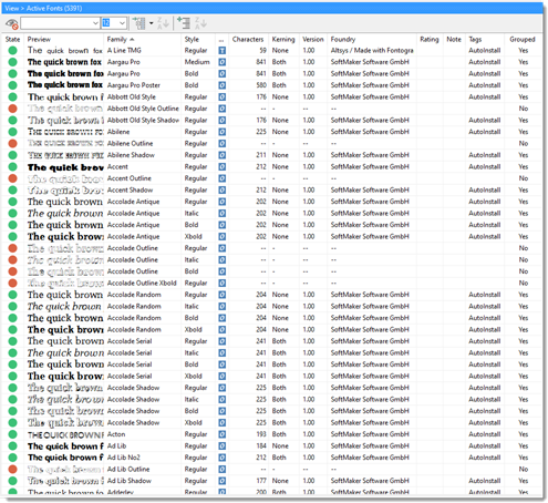 MainType Font Table View_01