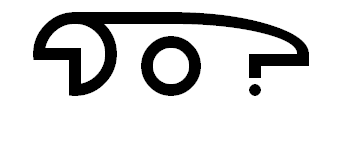 Glyph design for the sentence Is there any information about the following person please?
