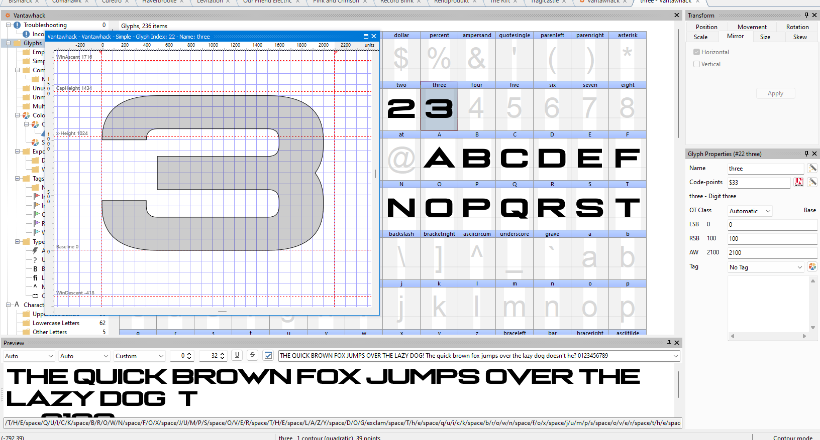 FC14 undocked font editor.png