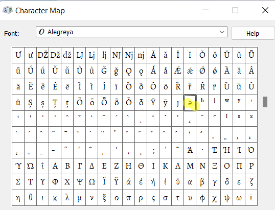 IMG 2 Character Map Alegreya Regular.png