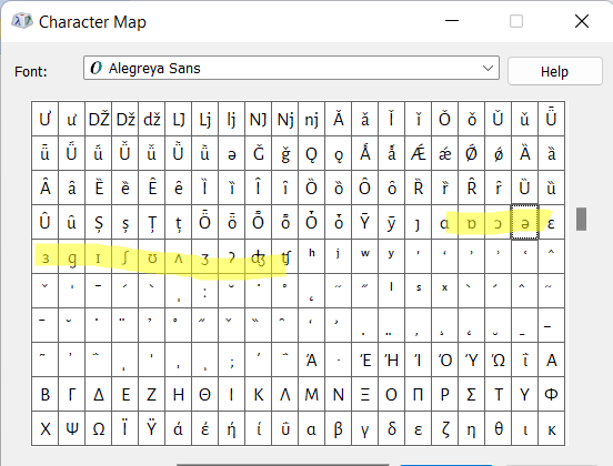 IMG 3 Character Map Alegreya Sans Regular.png