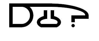 Glyph design for the sentence Where is a pharmacy please?