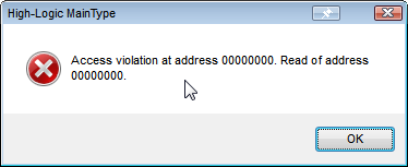 Access Violation