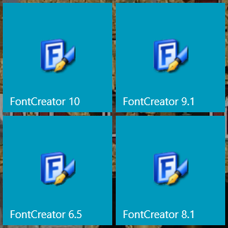 FontCreator Old Versions.png