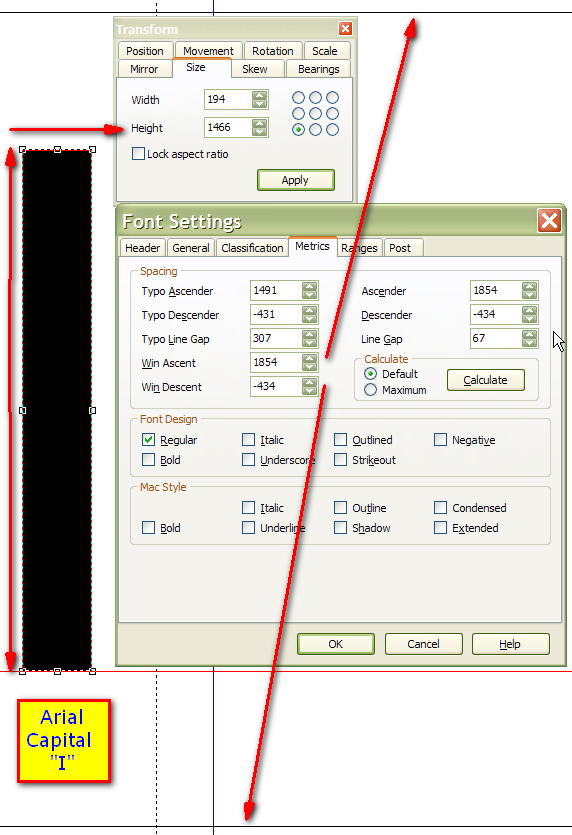 Arial Font Metrics.png