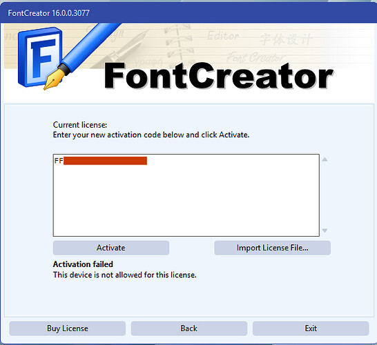 Font Creator 16