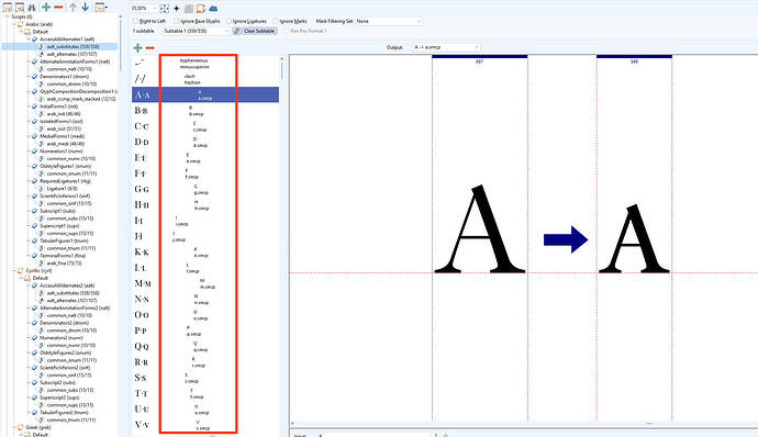 OpenType Designer