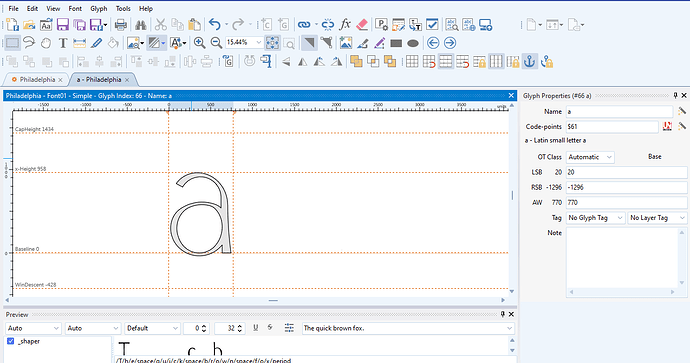 a glyph
