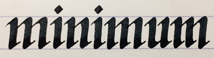 minimum