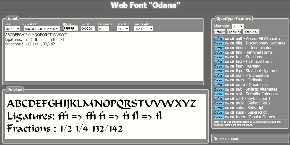 Odana WOFF Test.png